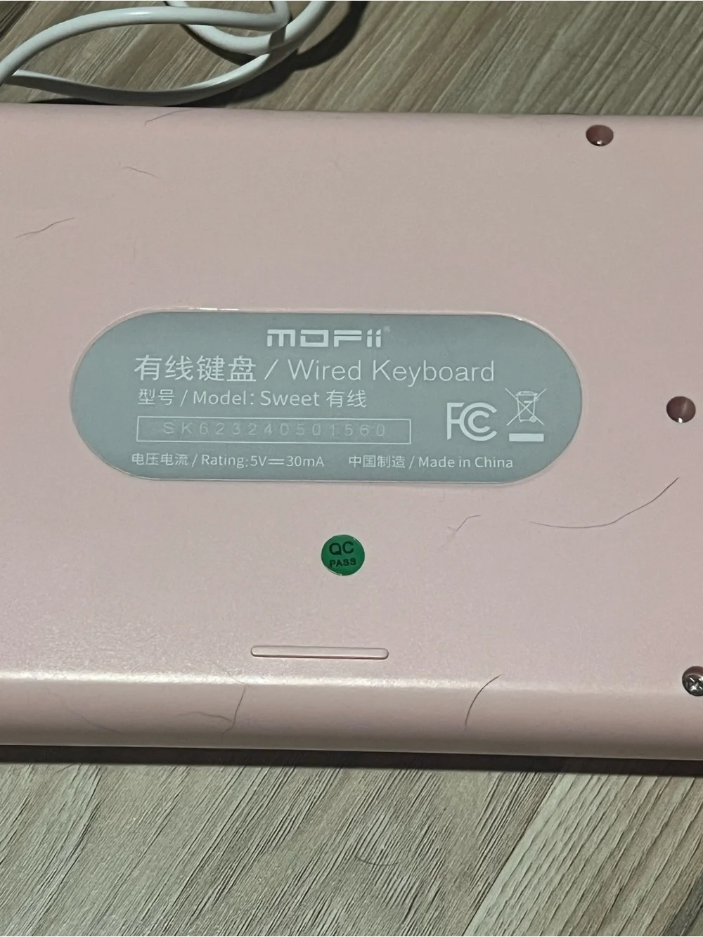 Mofii Creamy keyboard In Pink